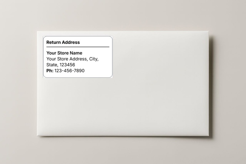 Return Address Label